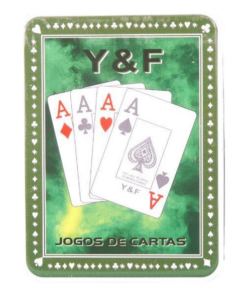 Cartas Poker En Lata 85pcs 9*6cm 0