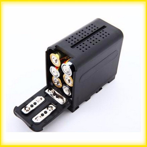 Adaptador De Bateria Pilha ( Filmadora Câmera Iluminador ) 0