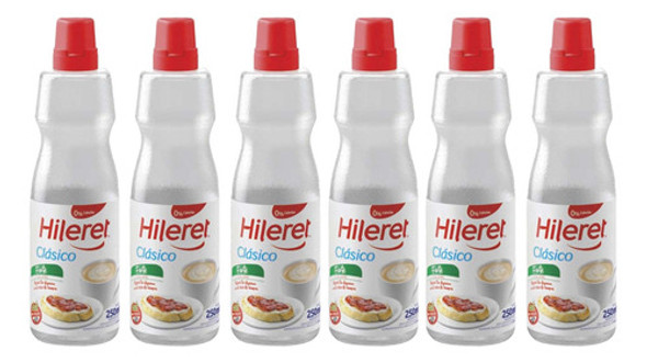 Pack X6 Edulcorante Hileret Clasico Liquido 250 Ml 0