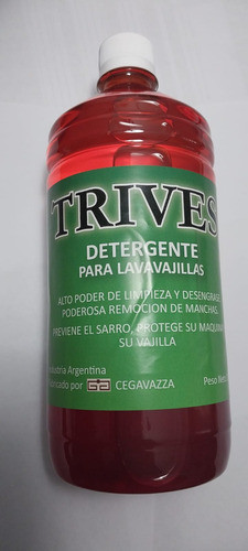 Detergente Para Lavavajillas Automático X 1 Lt Trives 1