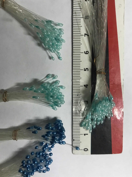 Pistilos Para Armar Flores Perlados Con Tanza X 5 1