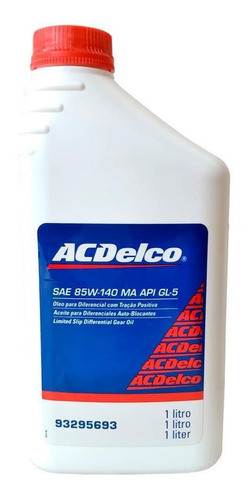 Oleo 85w140 Diferencial Tracao S10 2006 2007 2008 Acdelco 0