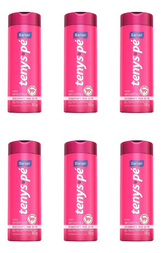 Talco Pes Tenys Pe Baruel Po 100g Woman-kit C/6un 0