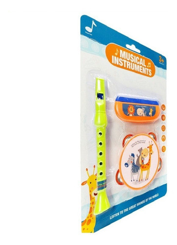 Set De Instrumentos Musicales Infantil Música Niños 0