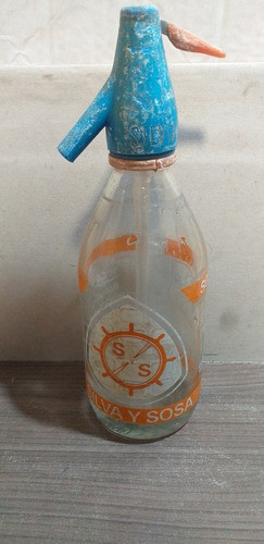Antiguo Sifón De Mesada De 500 Cm Para Decoración 0