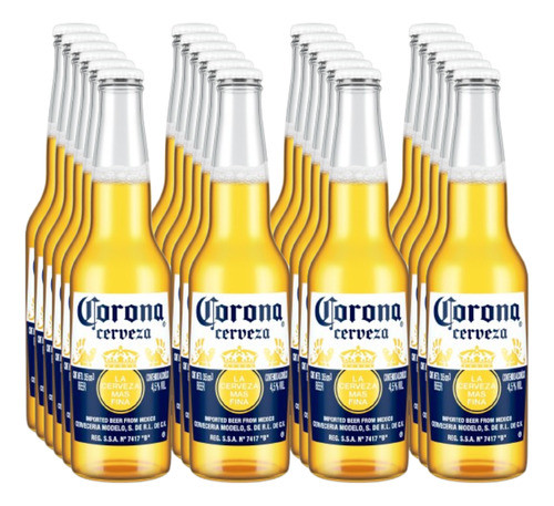 Cerveza Corona 330 Cc Pack X 24 Unidades 0