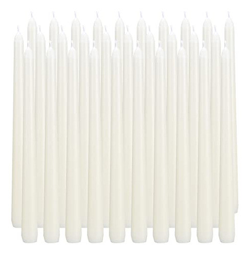 Caper Candles Qinxiang Ivory 25 Cm H Dripless, Pacote Com 30 0
