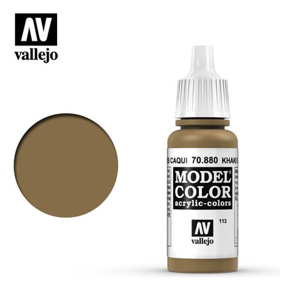 Vallejo Model Color Cod. 70880 Gris Caqui Acrilico 17ml. 1