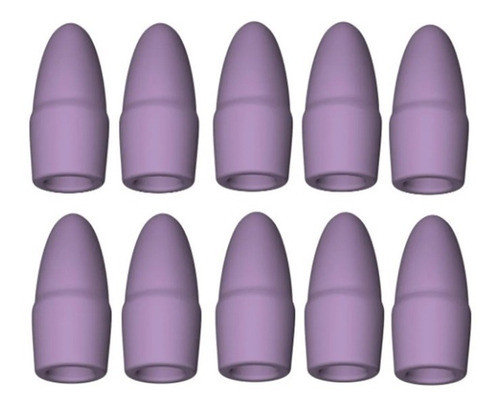 Borracha Ponteira Para Lapis Color Kit C/ 10 Unid. Roxo 0