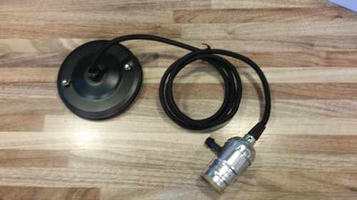 Portalámpara Metálico Con Interruptor 1