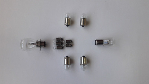 Suzuki Ts 125 185 Er Set De Lámparas 6 Volts Completo Focos 1