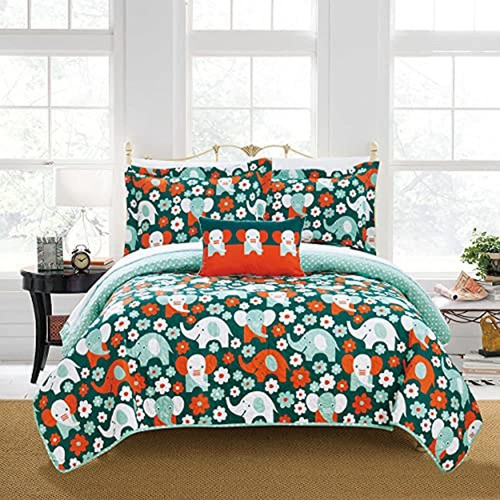 Chic Home Marsh Juego De Edredón Reversible De 3 Piezas Cute 0