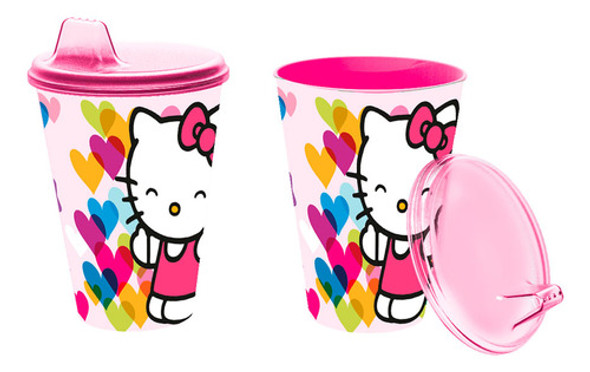 Vaso 430ml easy sipper Hello Kitty 0