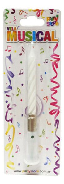 Velas Musicales Cumpleaños Largas Finas De Colores 1