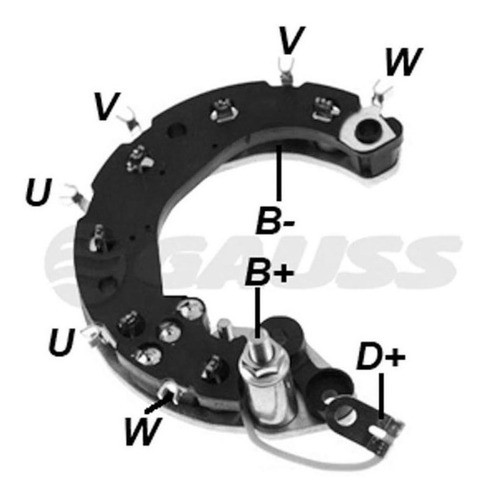 Plaqueta Alternador Fiat Palio Tipo-land Rover Marelli 0