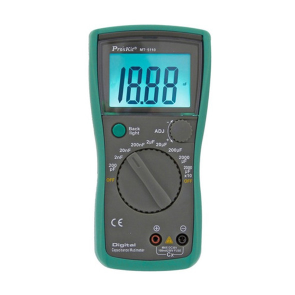 Capacímetro Tester Digital Lcd Proskit Mt-5110 0