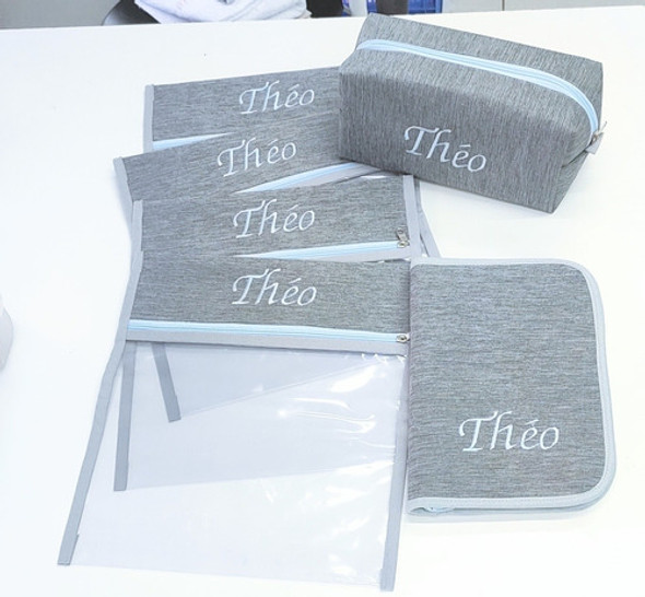 4 Saquinhos Para Roupa + Necessaire M Personalizados 0