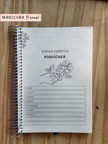 Agenda Manicura Floreal 1