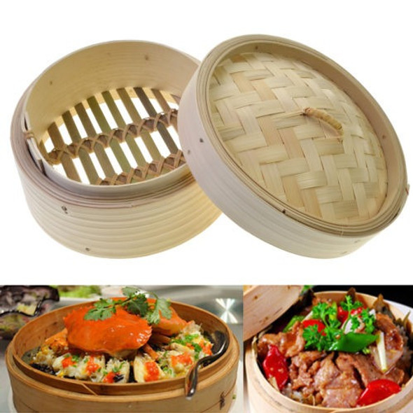 Nuevo Dim Sum Bambú Vapor 2 Piezas Set De 6  Diámetro 0