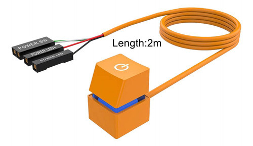 Cabo Adaptador De Controle De Interruptor De Luz Azul 2m 1