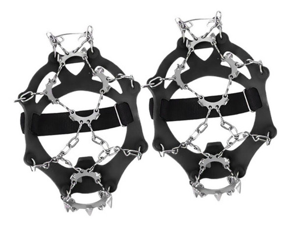 Grampos De Antiderrapantes Para Botas De Caminhada Preto L 0