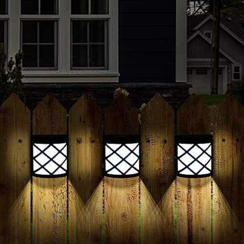 Gigalumi Paquete De 8 Luces Solares Para Cercas, 6 Luces Led 0