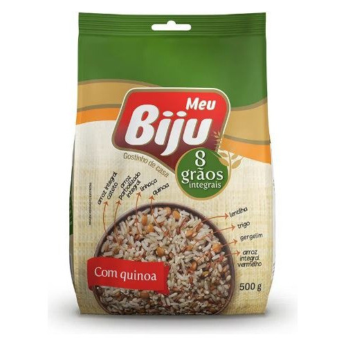 Arroz Integral Biju 8 Grãos Com Quinoa 500g 0
