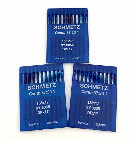 3 X 10 Agujas Schmetz Walking Foot Industrial Size 160 0