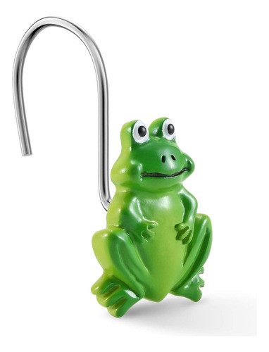 Chictie - Ganchos Para Cortina De Ducha Con Rana, Juego De 1 0