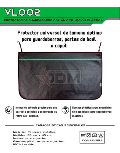 Protector Guardabarros Universal Baul Capot Veloc - Jdm 1