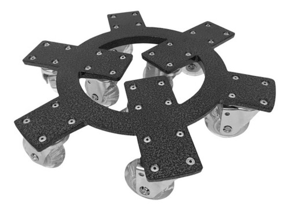 Suporte Para Vasos Com Freio E 9 Rodinhas De Silicone 40 Cm 0