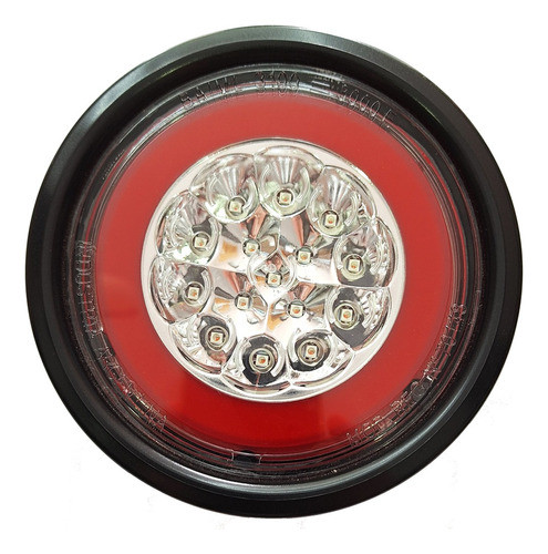 Faro Electronico Redondo Ø136mm Doble Funcion Posicion/giro 1