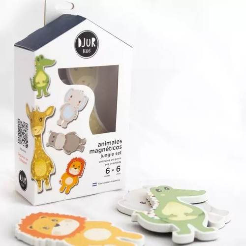 Animales Set Selva Magneticos Imantados Goma Eva Djur Kids 0
