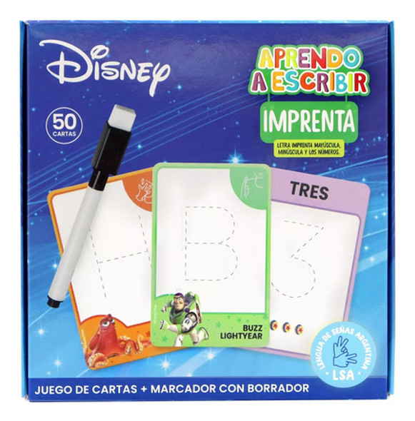Cartas Didacticas Disney Aprendo A Escribir Imprenta 0
