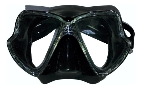 Mascara De Buceo Profesional Mares X-visión Black 0