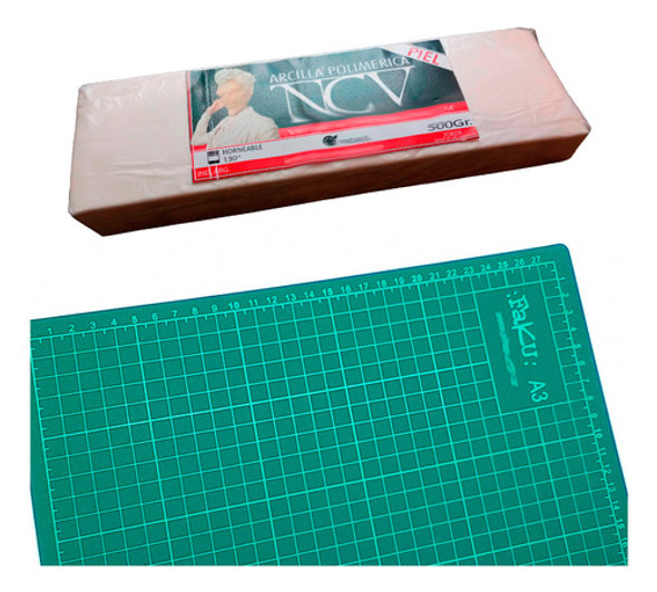 Arcilla Polimérica Piel Ncv Modelismo Tabla Base De Corte A3 0