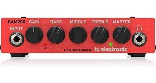Amplificador De Bajo Electrónico Tc Cabeza Bam200 0