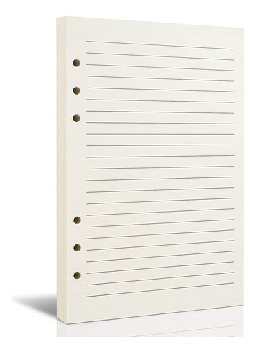 Hojas Rayadas A5 P/carpeta 6 Anillos 80 Hojas 0