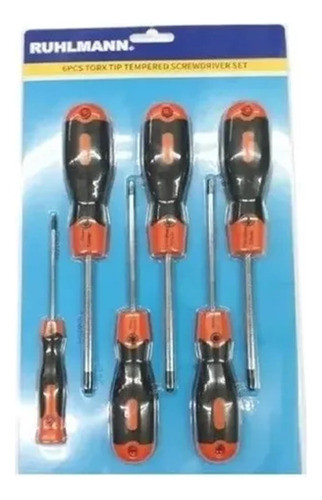 Juego Destornilladores Torx T10 A T30 Ruhlmann Ru6751 0