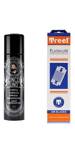 Filos Para Navaja Treet Platinium X200u  + Lubricante 5 En 1 0