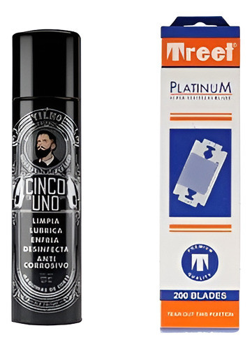 Filos Para Navaja Treet Platinium X200u  + Lubricante 5 En 1 0
