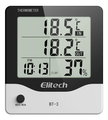 Termohigrometro Digital Elitech Bt3 Temperatura Y Humedad 1