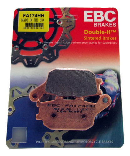 Pastilla Freno Trasera Ebc Fa174hh Cbr600 Yamaha R1 R6 0