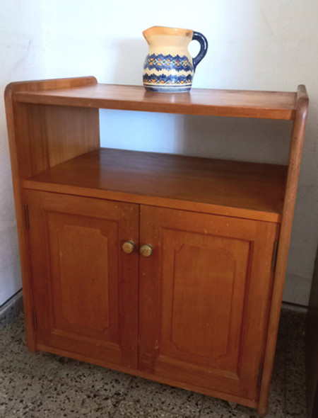 Mueble Multiuso Madera 2 Puertas Y Estante 0