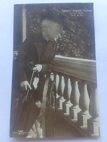 Alemania Prusia Foto Postal Emperatriz Augusta Victoria 1921 0