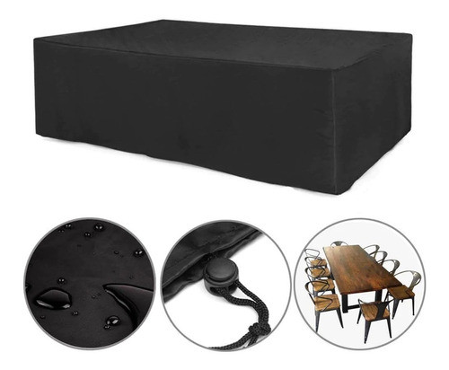 Capa Impermeável Para Mesa Retangular 171x71x110cm Bagun 0