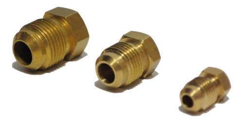 Tapon Macho De 3/8 Flare Para Mangueras Y Cañerias De Cobre 1