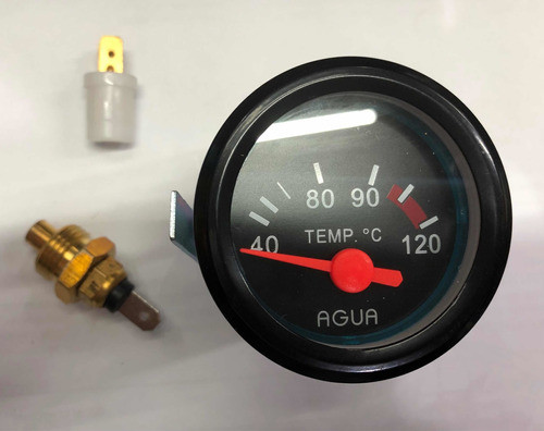 Reloj Temperatura Eléctrico 52mm Universal Automovil + Bulbo 1
