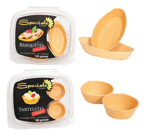 Kit  Tartelete E Barquete- Canapés  Aprox. 250 Und. 0