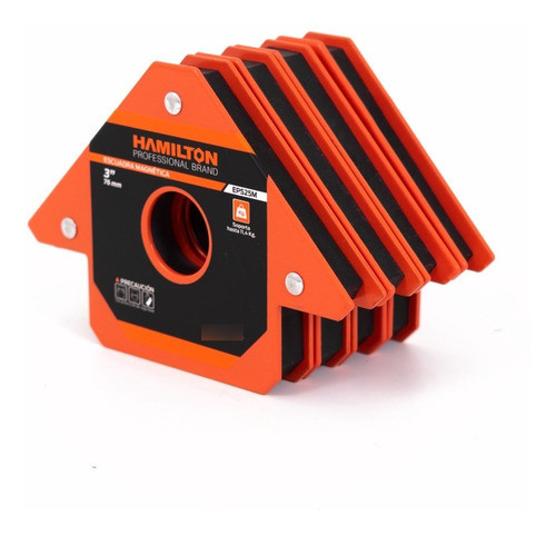 Escuadra Magnetica Soldar Herrero 75mm 11kg Hamilton X 4 Un. 1
